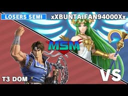 Offline MSM 242 - CG UCI | T3 Dom (Richter) VS xXBuntaiFan94000Xx (Palutena/Wolf) Losers Semis