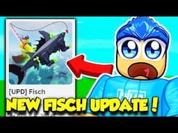 GRINDING THE NEW ROBLOX FISCH UPDATE TO GET THE ROD OF THE DEPTHS!