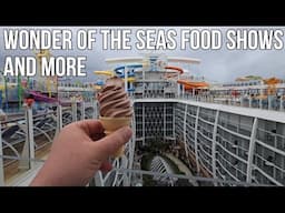 Wonder Of The Seas Tour Attractions, Food and Shows / 80's Night / Day 2 At Sea Royal Caribbean