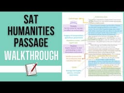 SAT Humanities Passage Walkthrough | Annotate With Me