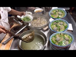 Super Delicious! Famous Chinese Dishes on Vietnamese Streets! Noodles with Beef Balls & Beef Nets