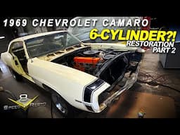 ✅ The Votes Are In! 1969 Chevrolet Camaro 6 Cylinder Restoration Part 2 at V8 Speed and Resto Shop