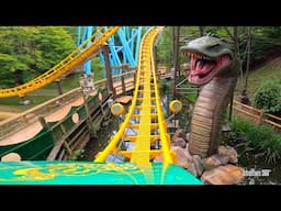 Loch Ness Monster Interlocking Loop Coaster | NEW Things added to the Ride | Busch Gardens 2024