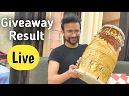 Live Giveaway Result || Anuj Lodhi