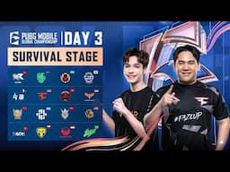 [TH] 2024 PMGC League | Survival Stage วันที่ 3 | PUBG MOBILE Global Championship