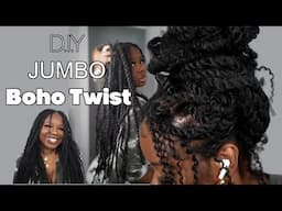 ♡ Easy D.I.Y Jumbo Boho Twist Ft. HotBraids