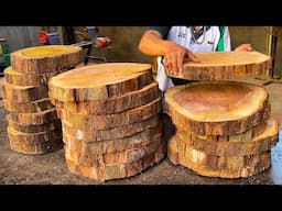 Check Out This Carpenter's Craftsmanship- Painstakingly Creating Countless Wooden Products With Ease