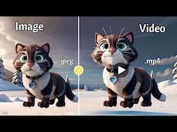 How To Convert Photo Into Video Using AI For FREE | Image To Video AI | Text To Video AI