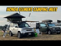 Honda Element Camping Meet up & Crashing in a Quinceañera party @HerbsElement @Element.Society