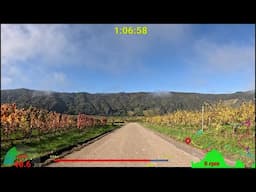 80 minute Cycling Workout Mosel River 🚴‍♀️🌞🥰 Telemetry 4K Video