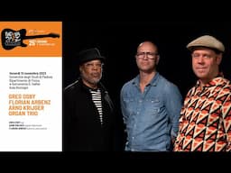 "Boarding the Beat" - Osby, Arbenz & Krijger Organ Trio @PJF2023