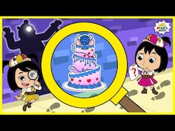 WHO STOLE THE CAKE!? Emma and Kate Detective Animation Video for kids!