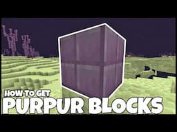 How To Get PURPUR BLOCKS In MINECRAFT 1.21