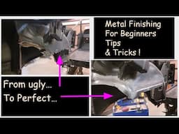 How to Save Body Panels You Can't Buy -  Metal Finishing NO Filler !!   D.I.Y. Auto Restoration