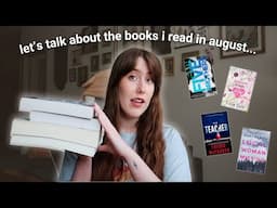 august reading wrap up (thrillers, dark romance, & DNFs)