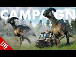 Wrangling Dinosaurs! LIVE Playthrough Of The Dominion Campaign | Jurassic World Evolution 2