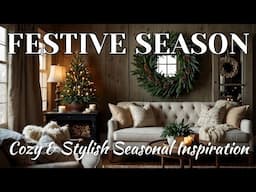 Festive Winter Decor Ideas | Cozy & Stylish Seasonal Inspiration | Farmhouse Christmas Home 2024