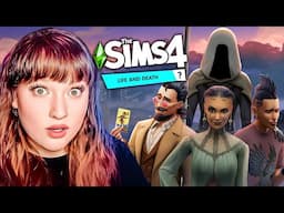 I Played The Sims 4 LIFE & DEATH for the FIRST TIME!