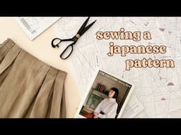 Why Are Japanese Sewing Patterns The Best?! | Sewing A Japanese Pattern - Part 3 COSY SEWING VLOG