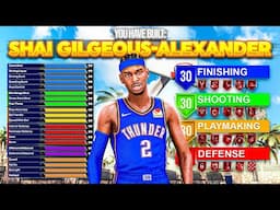 SHAI GILGEOUS-ALEXANDER "SLASHING SHOT CREATOR" BUILD is OVERPOWERED (NBA 2K25)