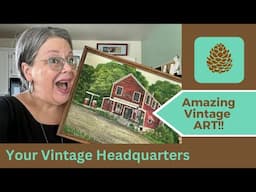 Vintage & Antique Art! Thrift Stores   Estate Sales   Flea Markets!