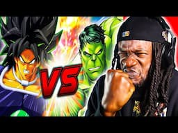 Broly VS Hulk: Dragon Ball VS Marvel DEATH BATTLE! (REACTION)