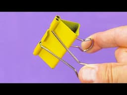 Don't Throw Away Your Stationery Clips! I'll Show You 3 Genius Handyman Skills!