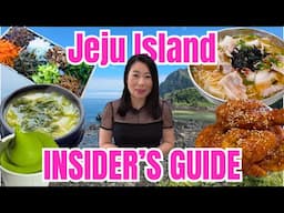 Your ULTIMATE Guide to Jeju Island from a Korean friend! INSIDER'S GUIDE Jeju Foods & Tourist Sites🏝