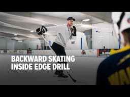 Backward Skating Inside Edge Drill