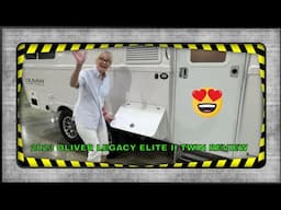 2023 OLIVER LEGACY ELITE II TWIN CAMPER RV REVIEW USED FOR SALE SOLAR BOONDOCKING SUNSETMOTORS.COM