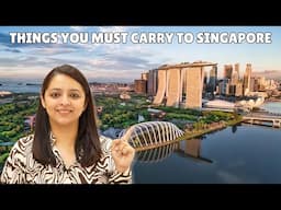 20 things you must carry for your Singapore vacation | Things to carry in Singapore