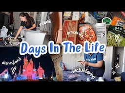 Simple Days In My Life | Reset, Decluttering, Grocery Shopping, and Disneyland