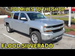 Mike Drives The Flood Silverado 700 Miles Back to Shop & Quick Fix