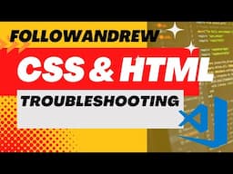 HTML &  CSS Troubleshooting Tips in VS Code | Beginner Tips