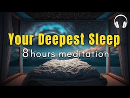 8 Hour Sleep Hypnosis Meditation: The Deepest Sleep Through the Whole Night