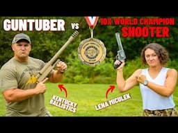 GunTuber vs World Champion Female Shooter (ft. Lena Miculek)