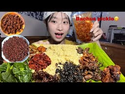 Spicy Pickles From @Bachus Pickle 🔥| Mukbang |