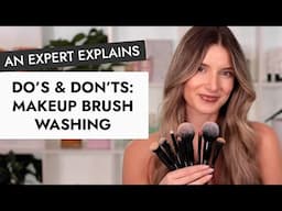 How to clean your makeup brushes the CORRECT way at home!