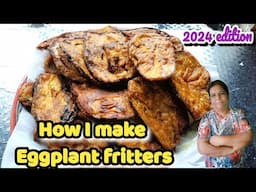 WARNING! This recipe is addictive 😋 #eggplantfritters #newmethod #tried and tested 13/11/2024