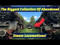 I Found The Biggest Abandoned Steam Locomotive Graveyard! Over 50 Steam Trains Lost Forgotten!