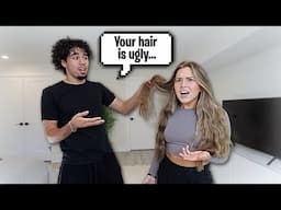 Telling My Girlfriend That I Don't Like Her New Hair!! *PRANK*