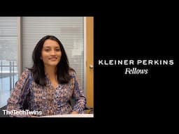 Get to Know the KPCB Fellows Silicon Valley Internship (feat. Avanthika) - TheTechTwins