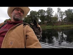 Trout Fishing- Catch, Clean, Cook- Fishing- Little Red River, Arkansas- with a Service Dog