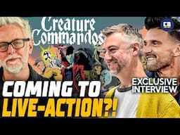 Creature Commandos In The Live-Action DCU?! Sean Gunn, Frank Grillo, & Zoë Chao !