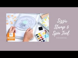 How to use the new Sizzix Stamp and Spin tool (with the Stencil and Stamp platform). Beginners guide