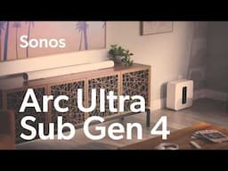 Sonos Arc Ultra and Sonos Sub (Gen 4) | Crutchfield