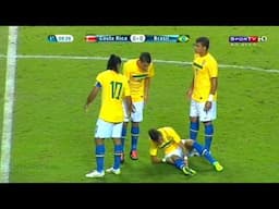 Ronaldinho & Neymar Magical Unforgettable Show ( Costa Rica vs Brazil)