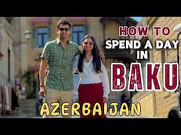 Baku city walking tour | Things to do in Baku Old City | India to Azerbaijan travel guide | Eurasia