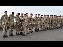 Cadets prove they can count. | 2024 Remembrance Day Parade, Edinburgh Castle, Scotland