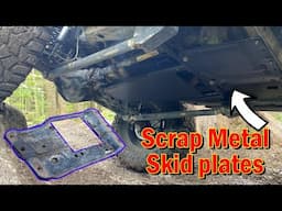 Scrap Metal Skid Plates. DIY skid plates for the S10 Rock Lander!